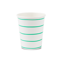 Clover Frenchie Striped 9 oz Cups